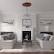Ekena Millwork Sellek Ceiling Medallion (Fits Canopies up to 9"), Hand-Painted Firebrick, 42 1/8"OD x 1 7/8"P CM42SKFIF - alternate 2